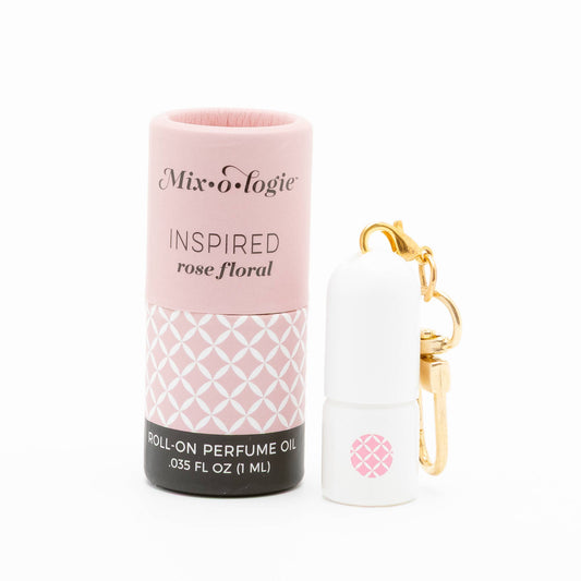 Inspired (rose floral) | Keychain Mini Roll-On Perfume