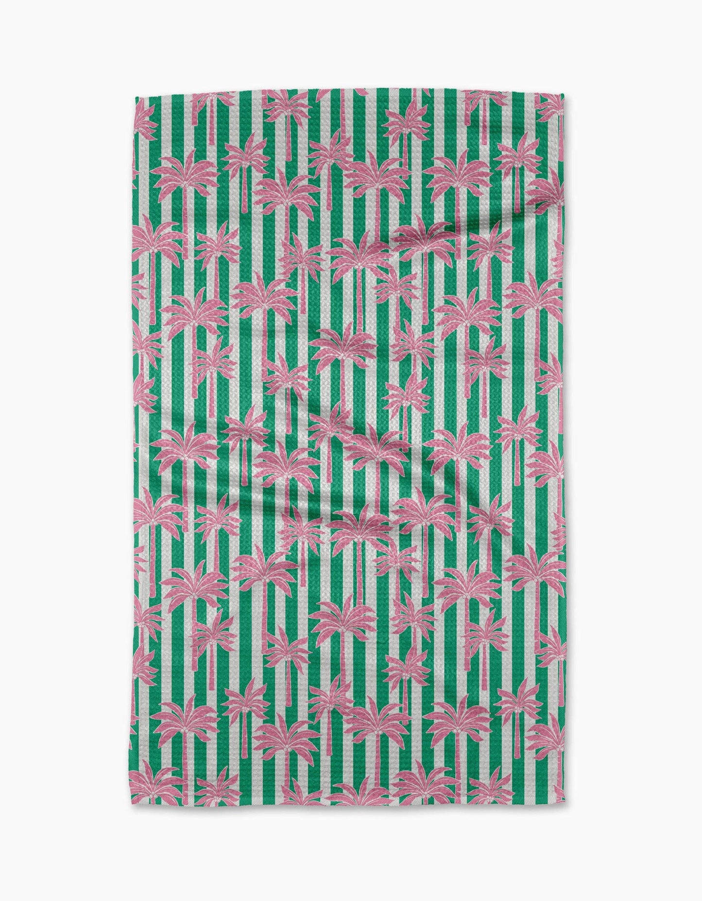 Palm Tree Stripe Tea Towel