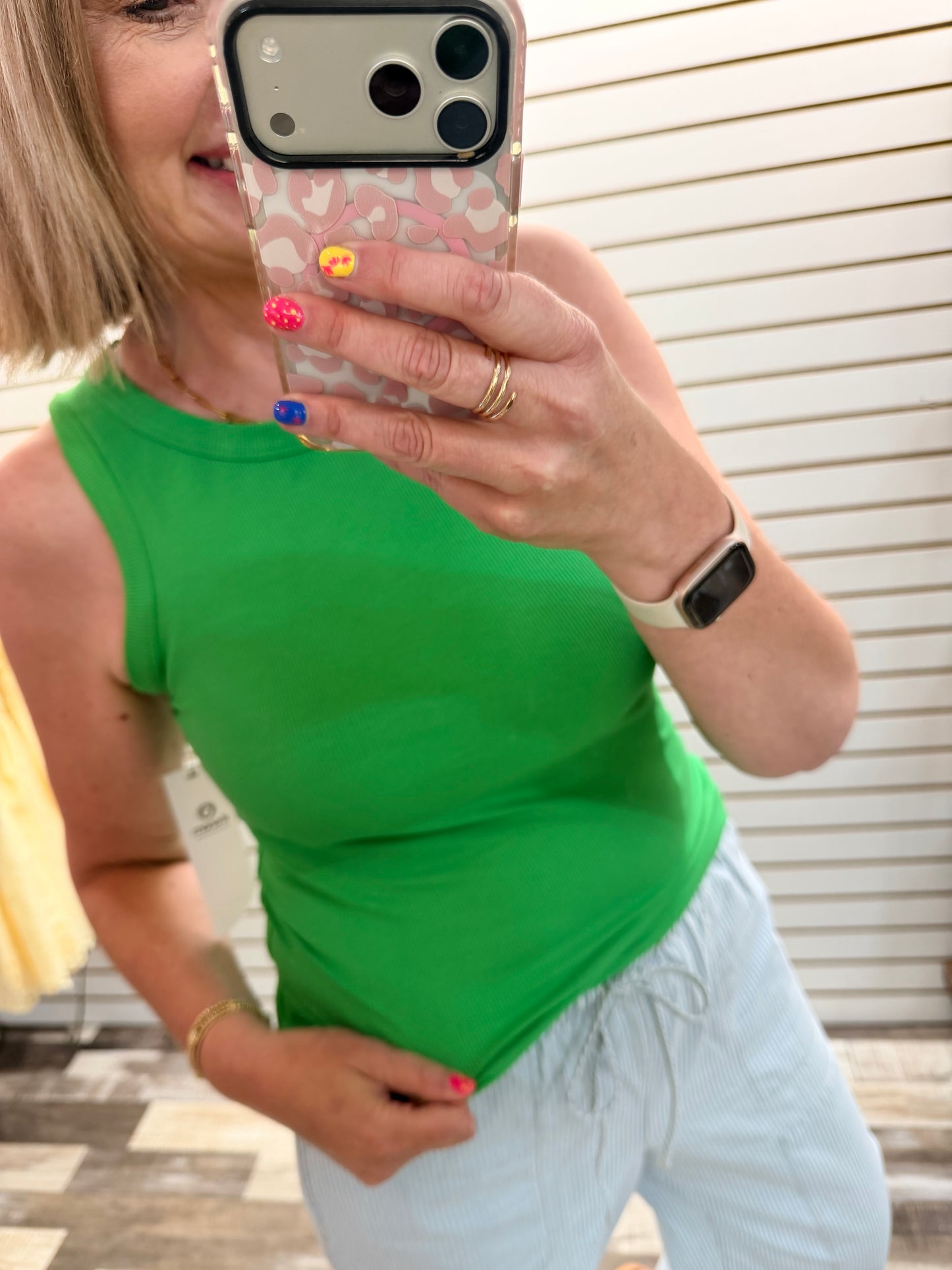 The Maci Micro-Ribbed Tank Top