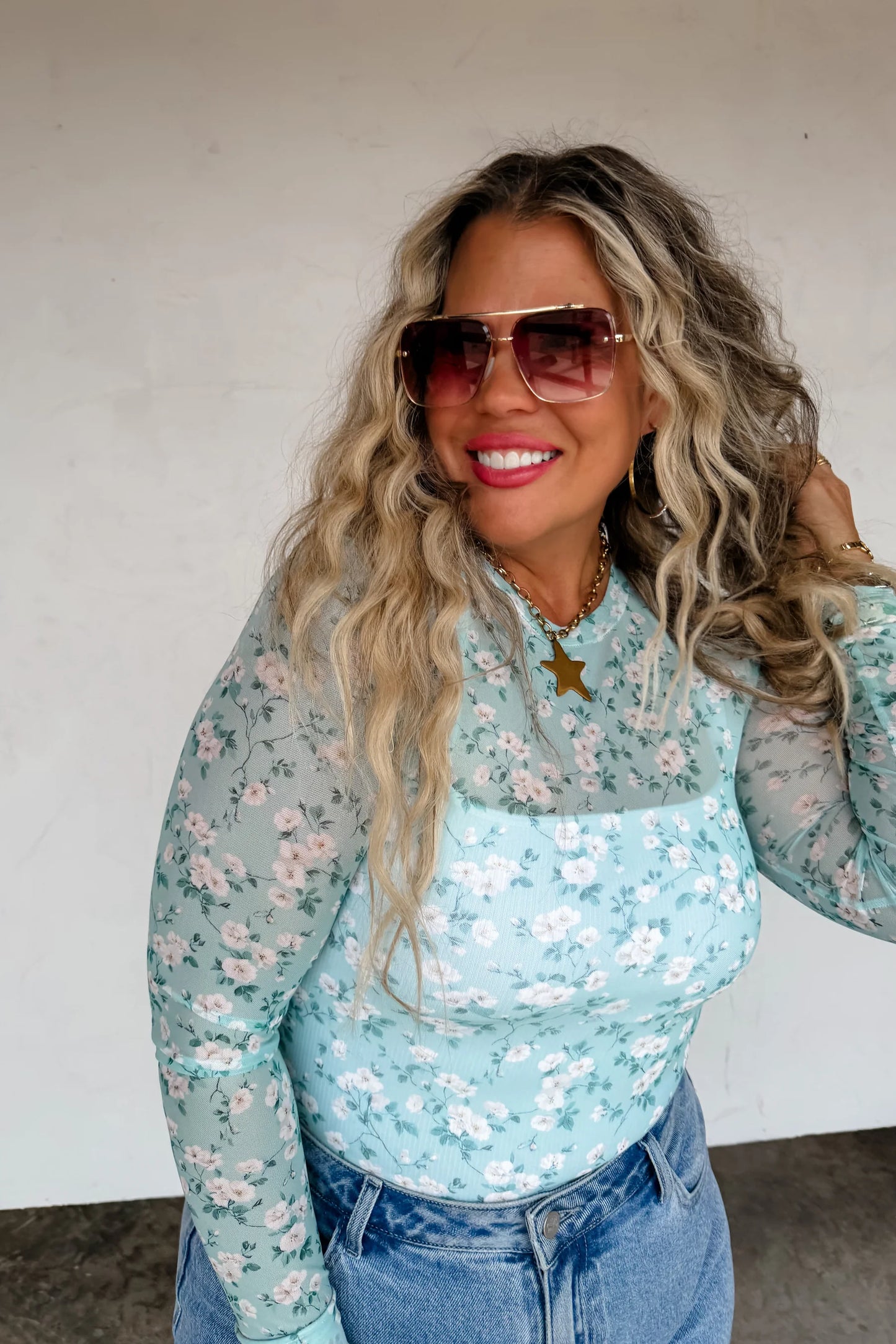 Spring Dress It Up Mesh Tops