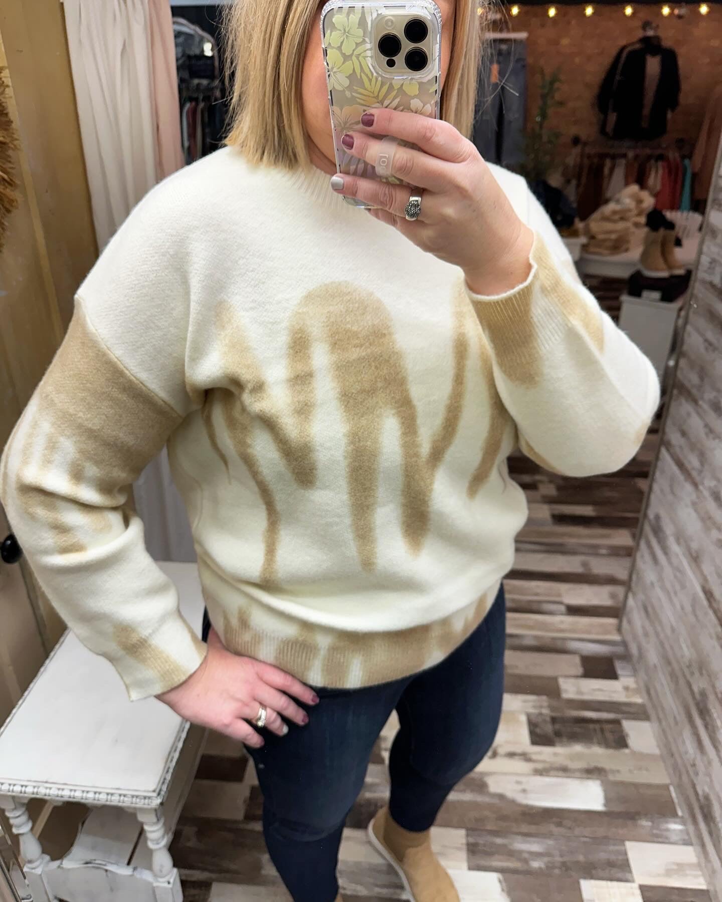 Spray Paint Sweater
