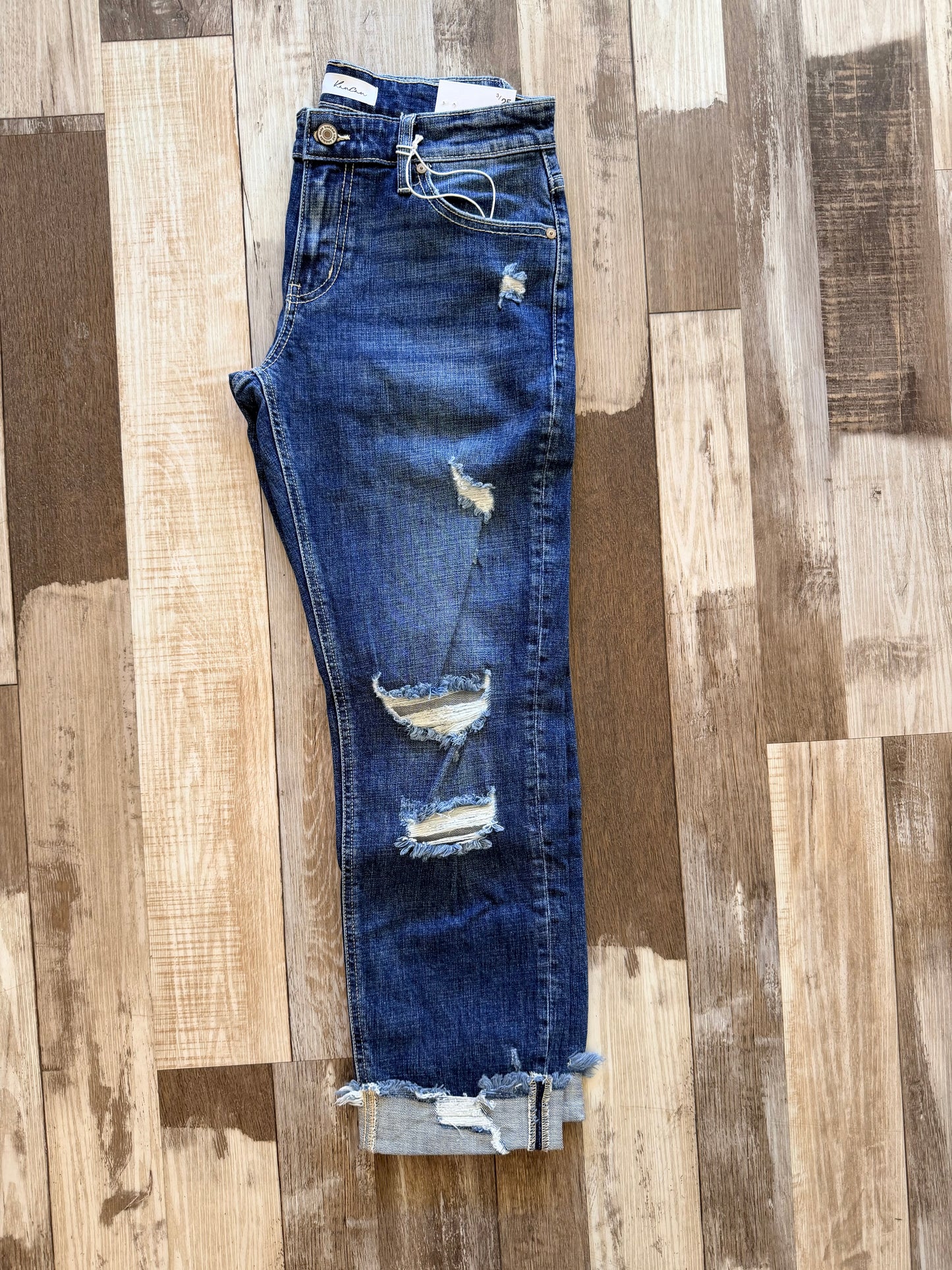 KanCan Mid Rise Slim Boyfriend Jeans