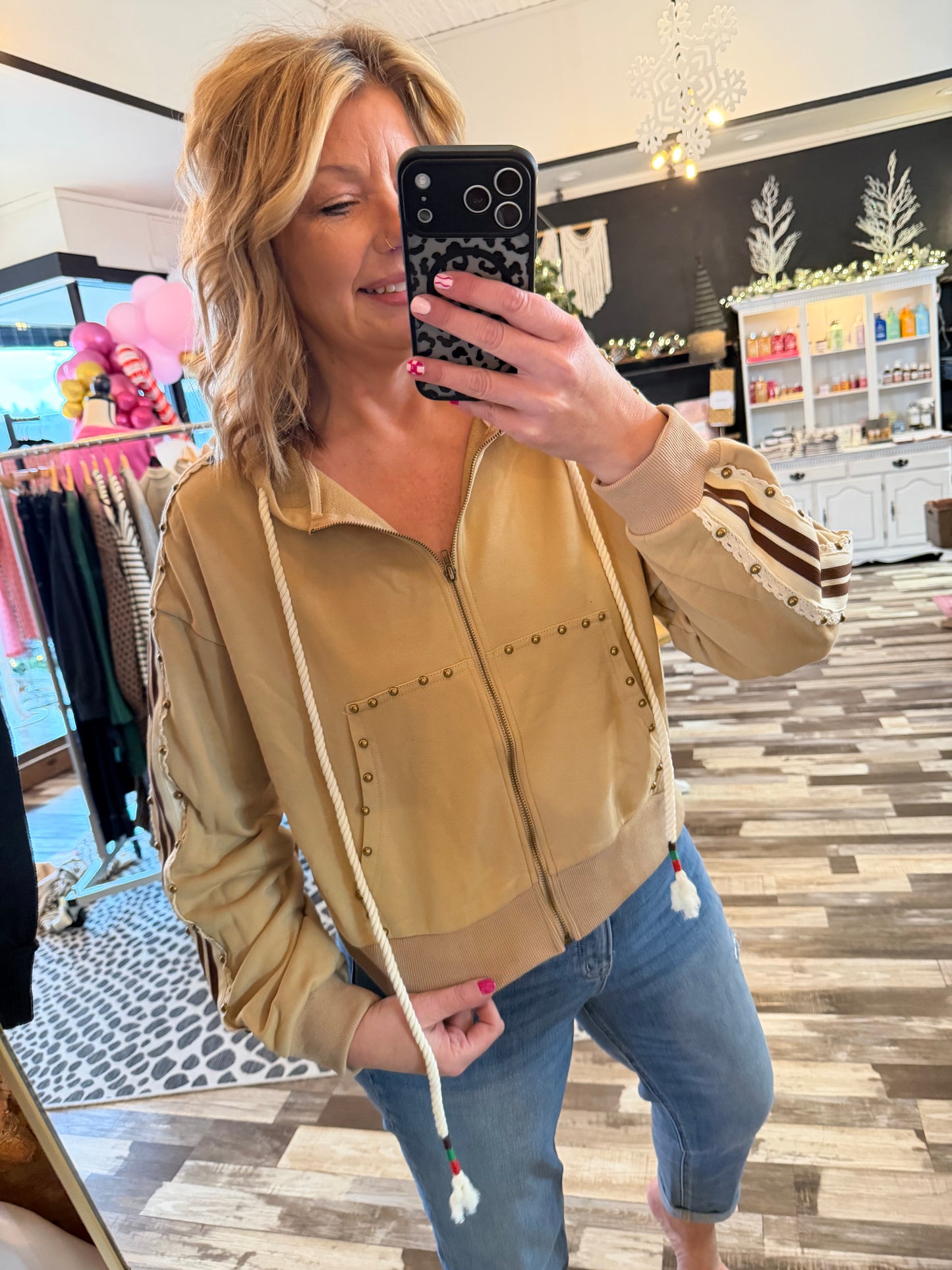 POL Hooded Stud Hoodie