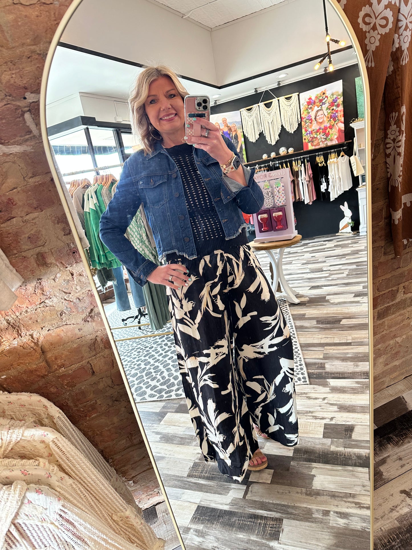 Floral Print Pants