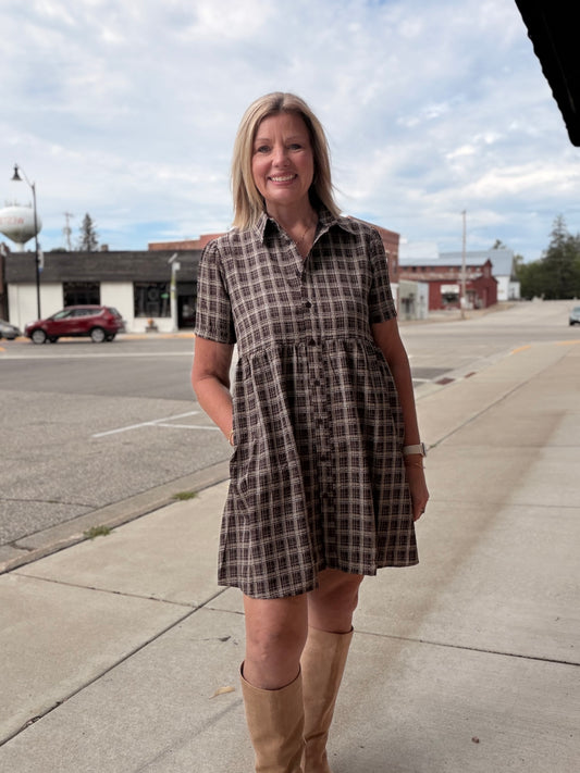 The Lennie Check Dress