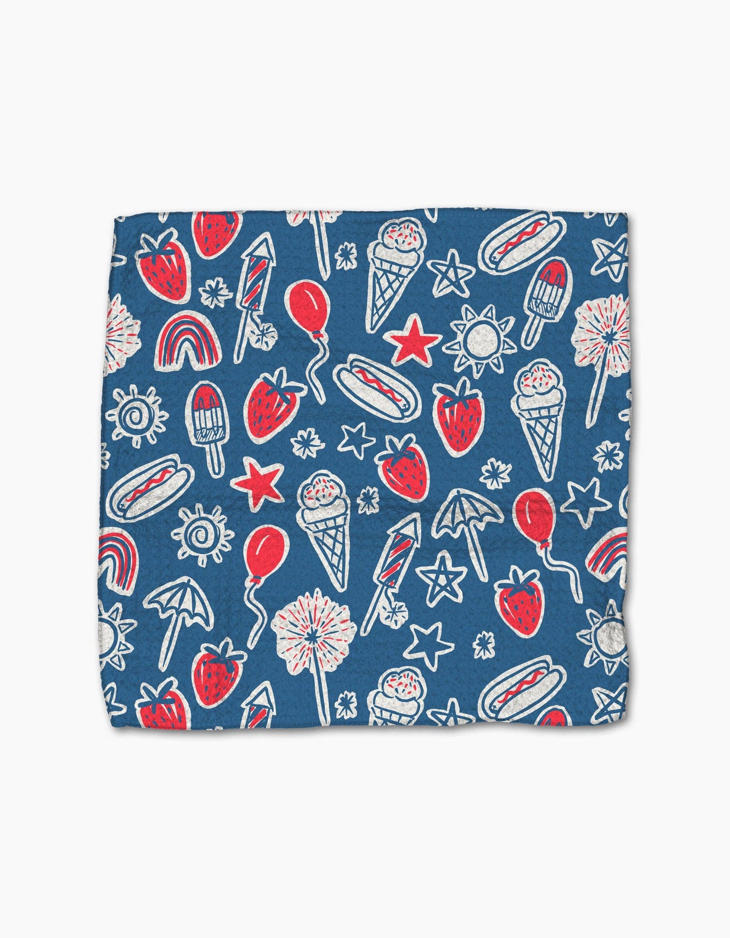 Summer Fun in Blue Dishcloth Set