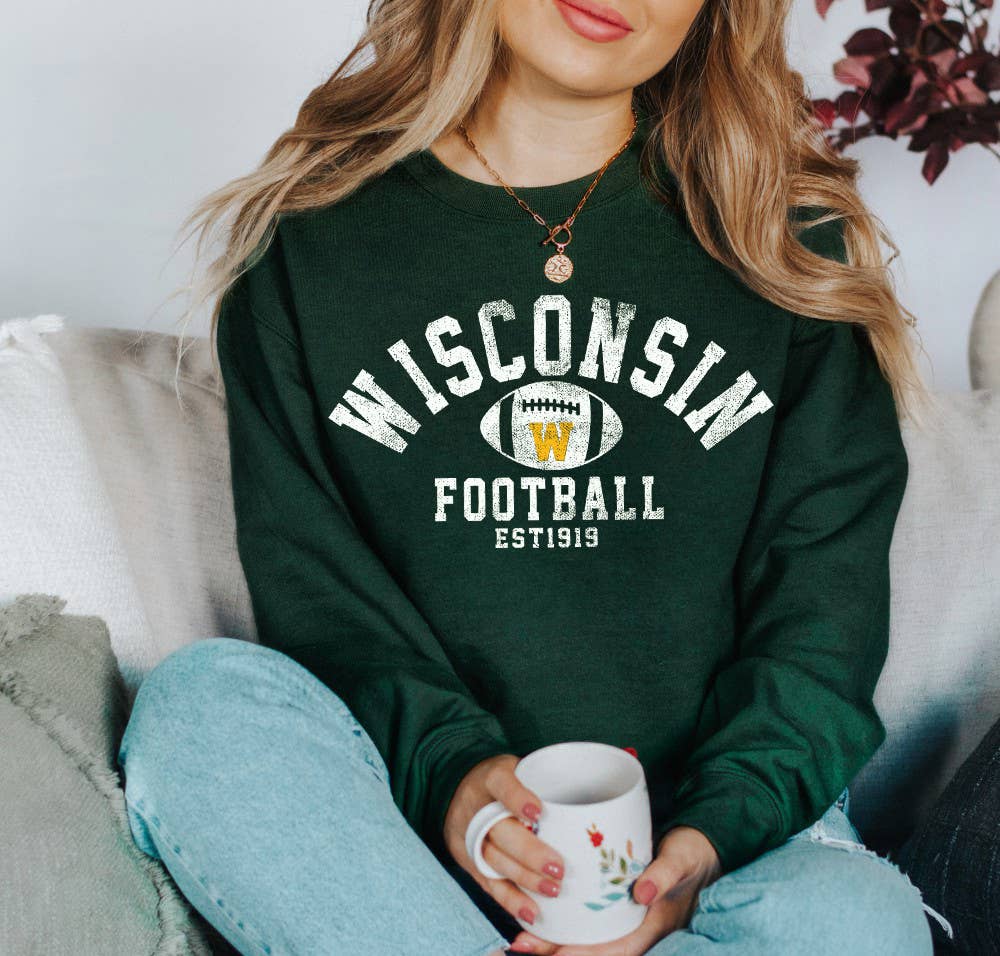 PRE-ORDER Wisconsin Football Graphic Sweatshirt