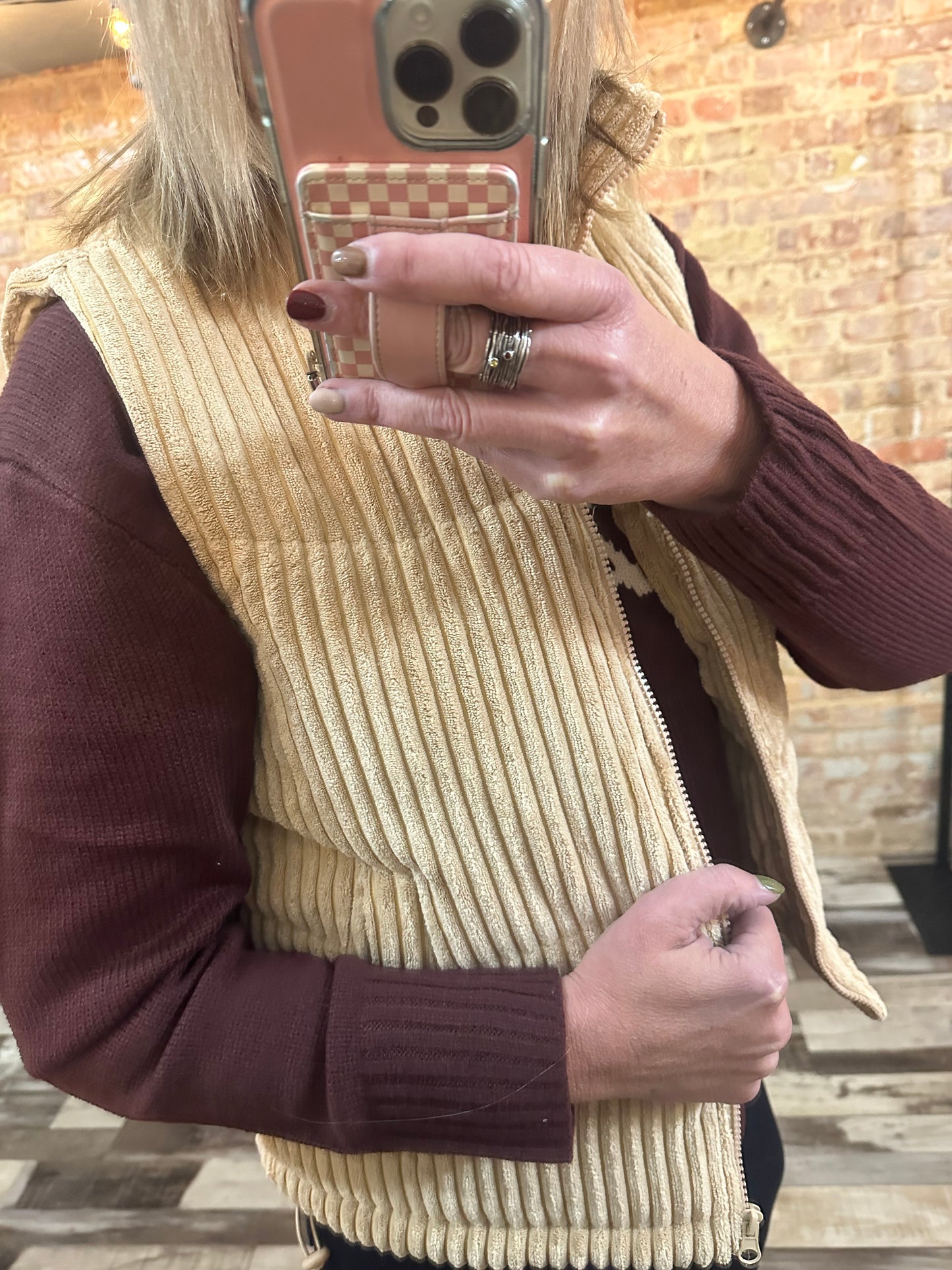 Taysha Corduroy Vest