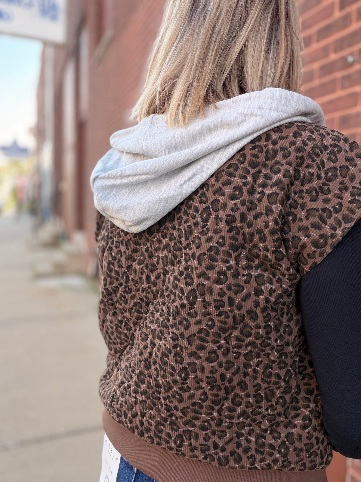 After Hours Leopard Vest