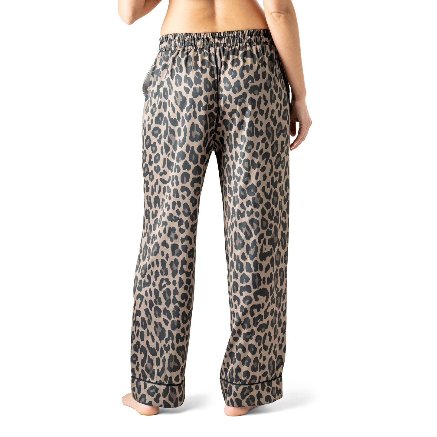 Hello Mello Cat's Meow Satin Pajama Pant