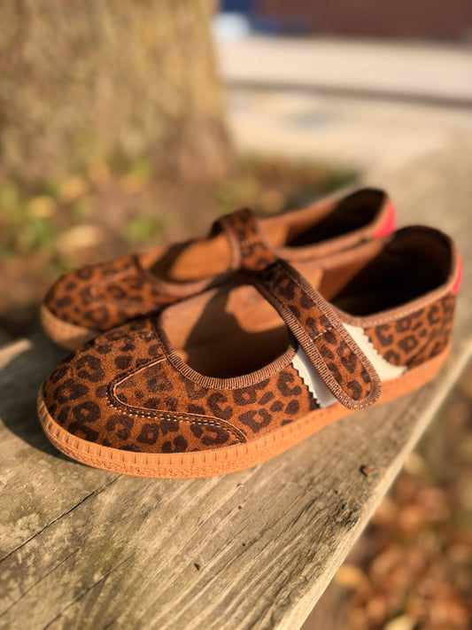 Corky's Calm Down - Leopard Mary Jane Sneakers