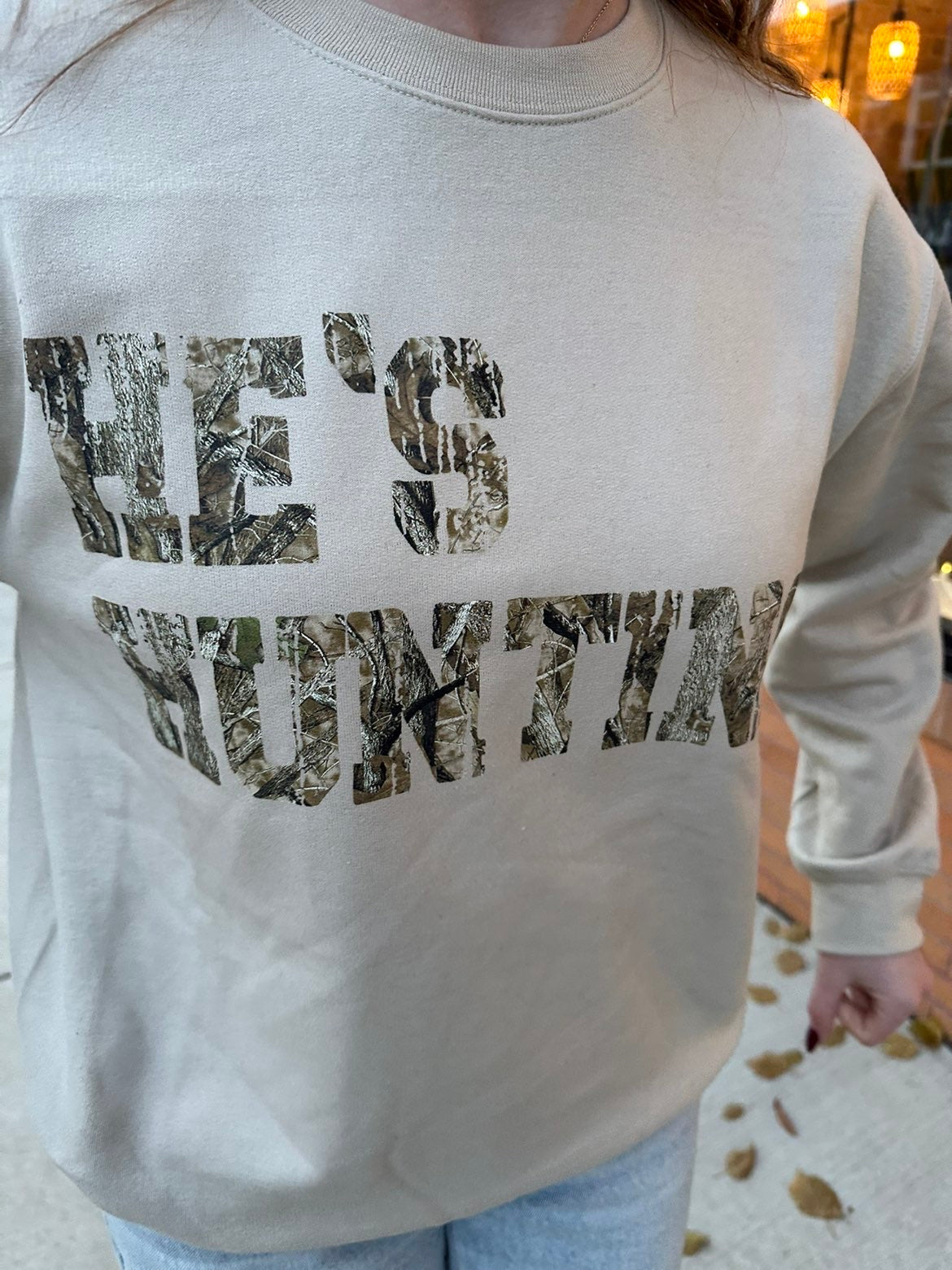 He's Hunting Graphic