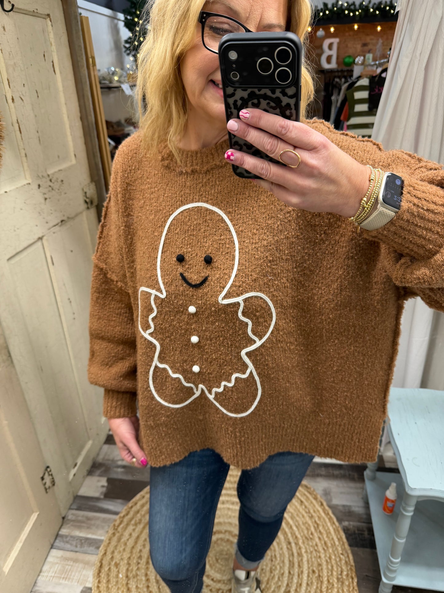Gingerbread Man Sweater