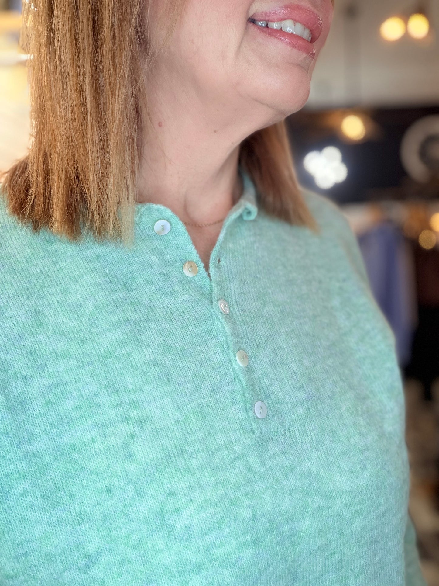 Henley Sweater Pullover