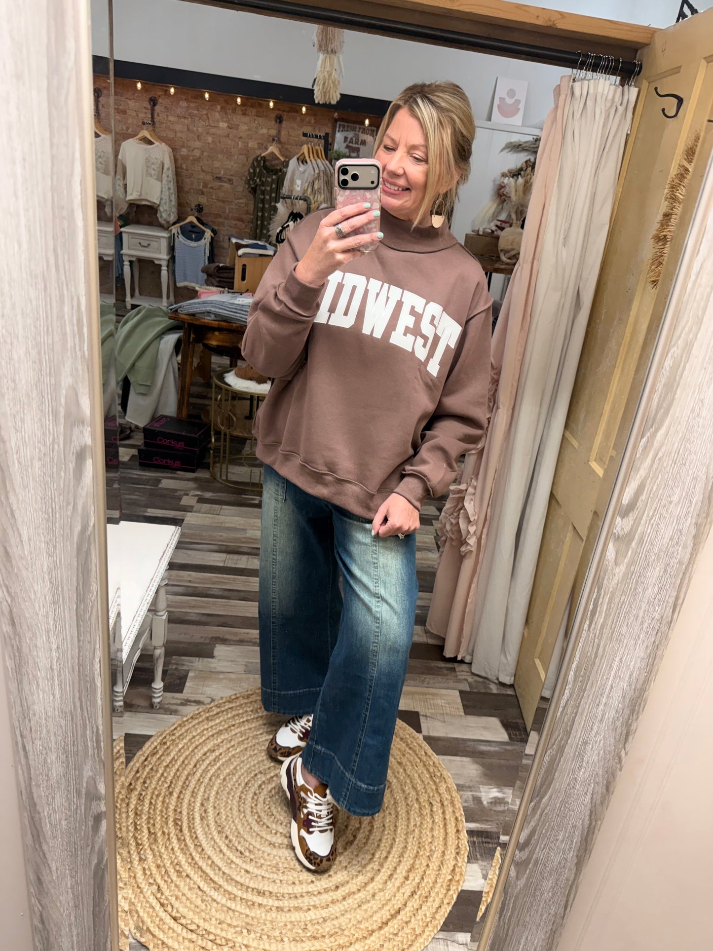 Midwest Mini Mock Pullover