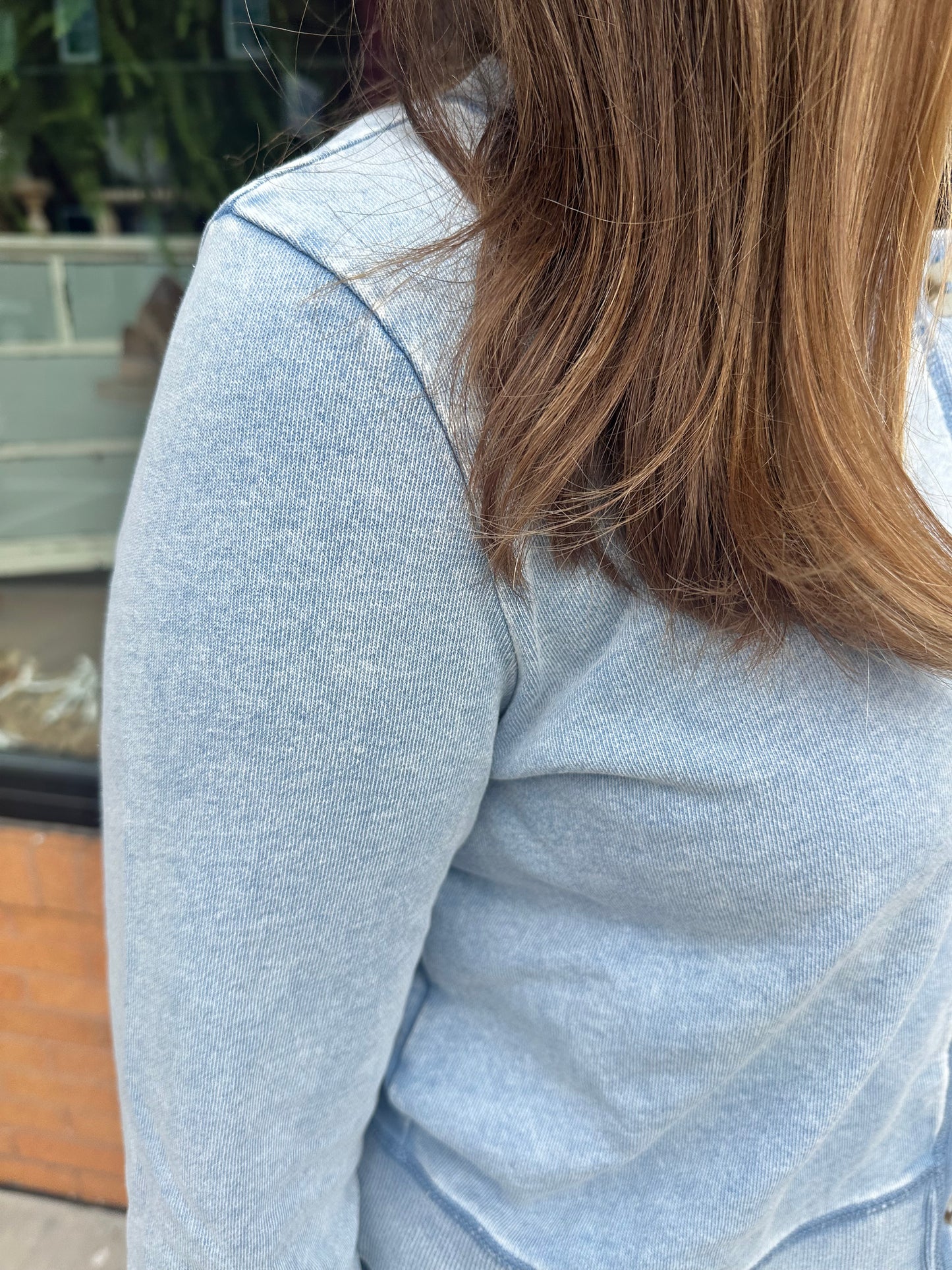 Z Supply Daily Knit Denim Cardigan