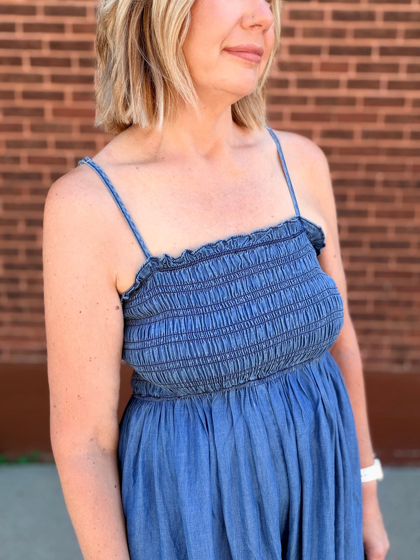 Summer Nights Ruched Romper