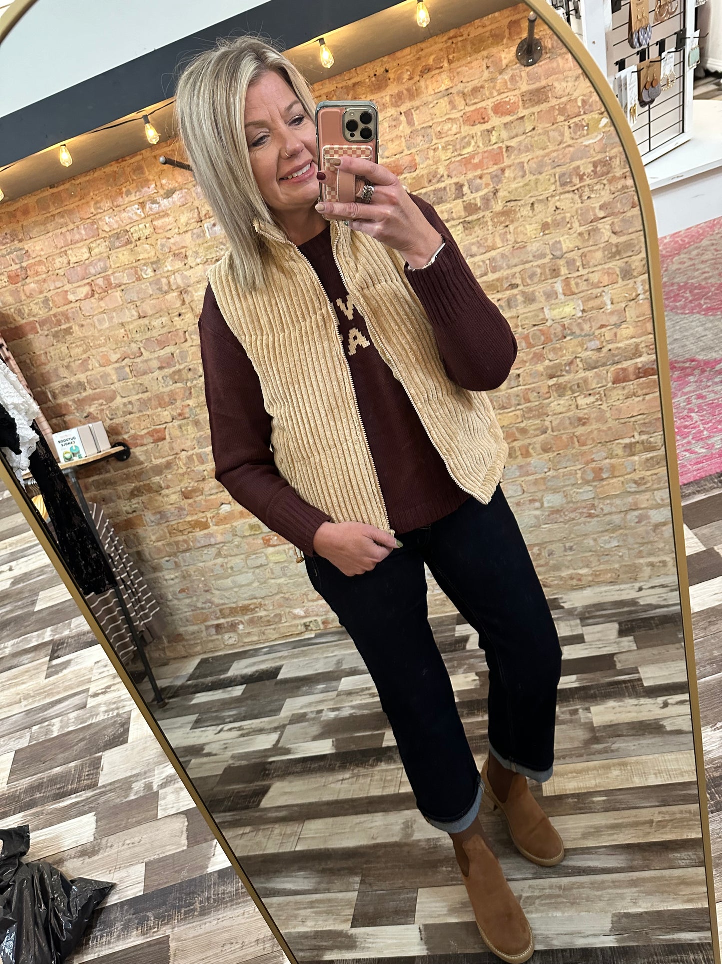 Taysha Corduroy Vest