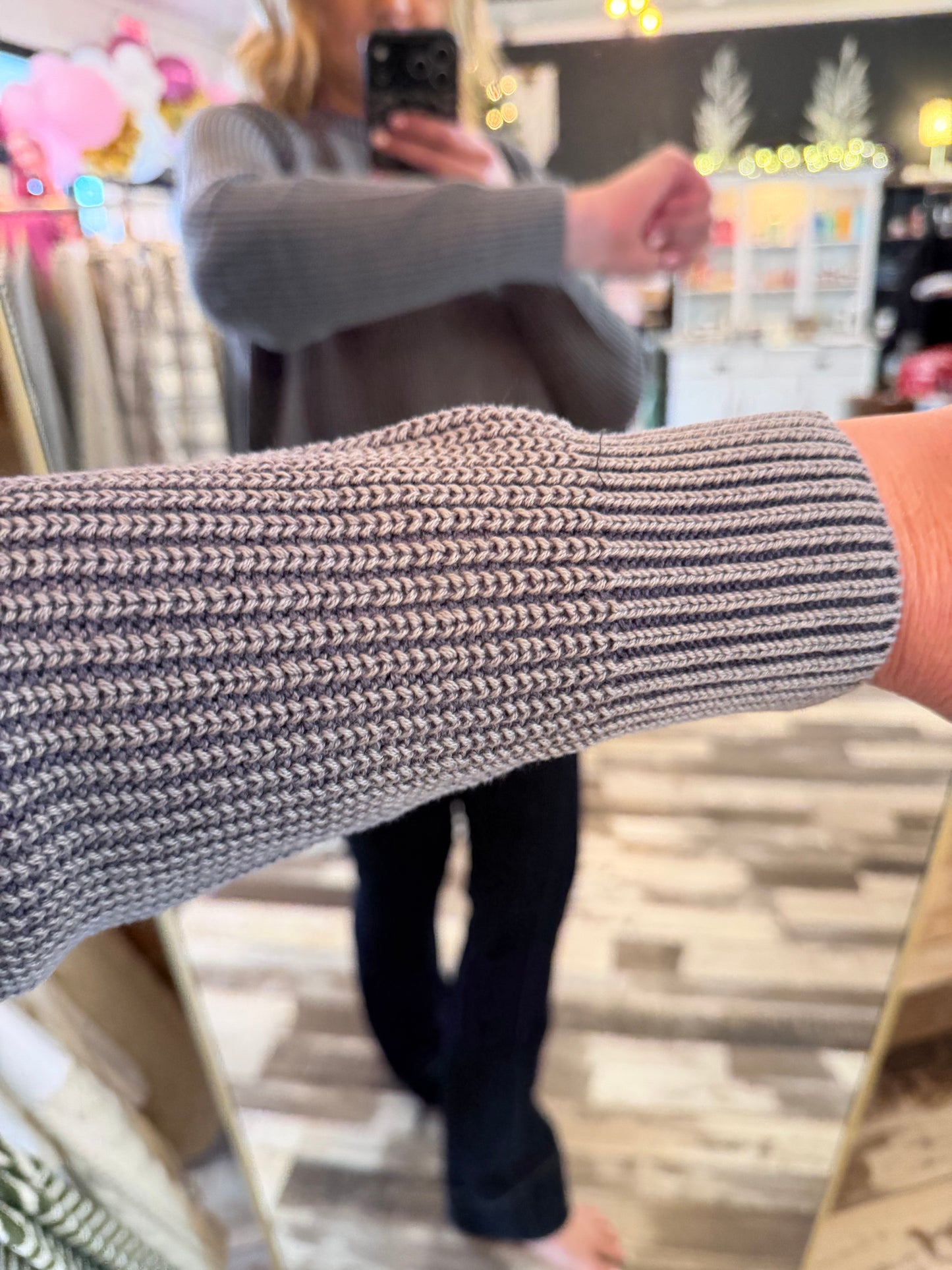 Weekend Time Mineral Washed Sweater