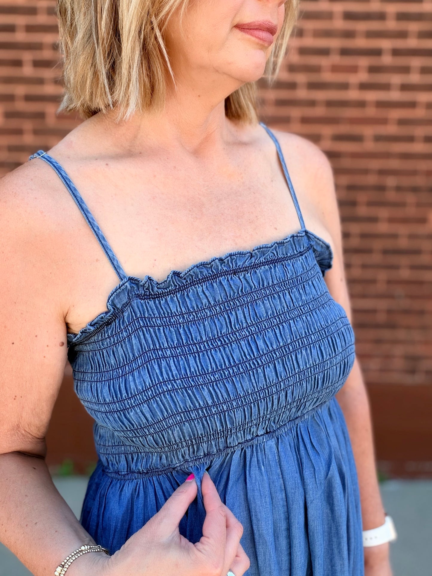 Summer Nights Ruched Romper