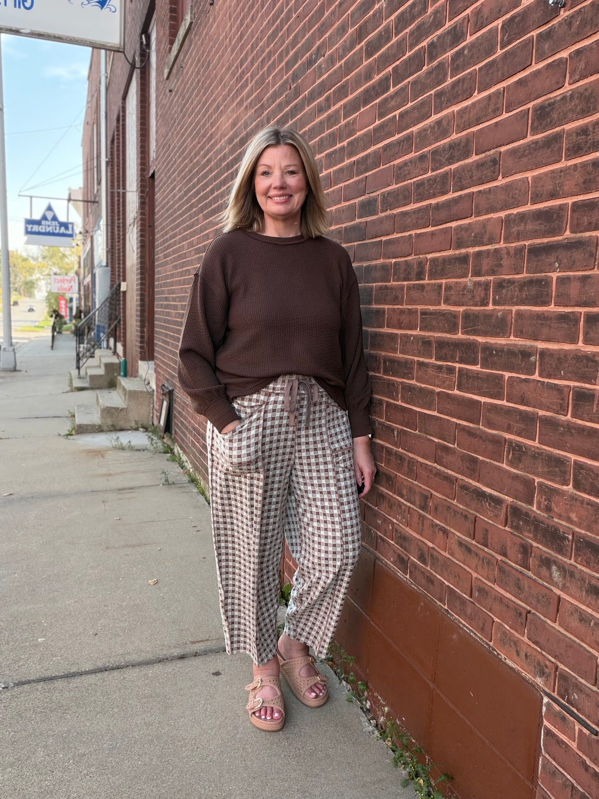 The Maisie Exposed Seam Knit Top