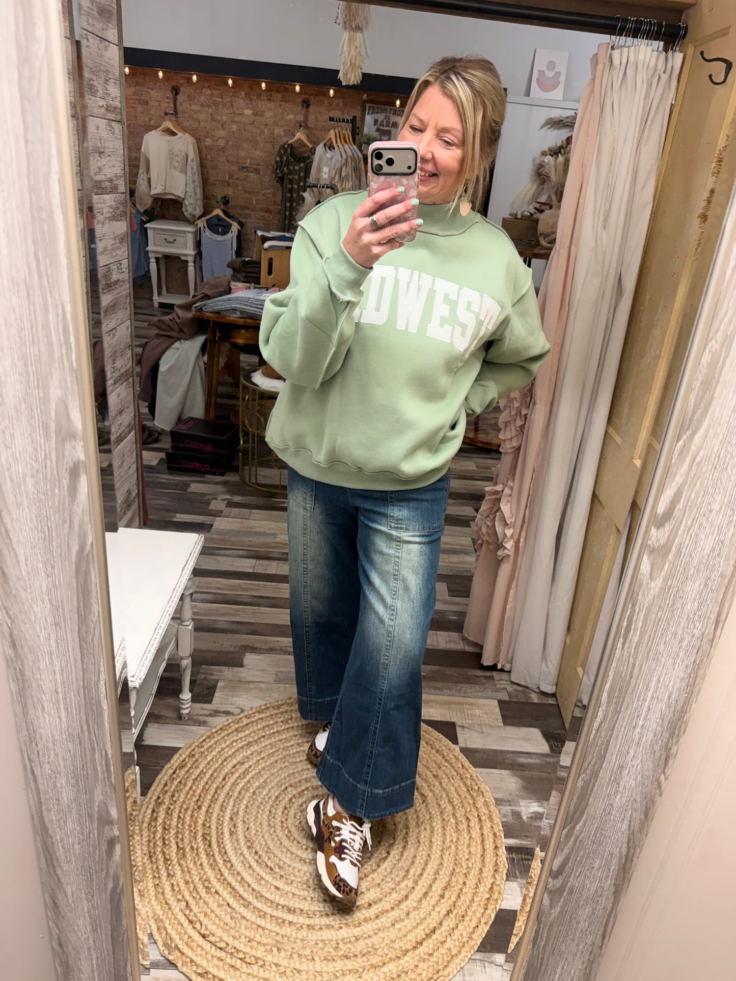 Midwest Mini Mock Pullover