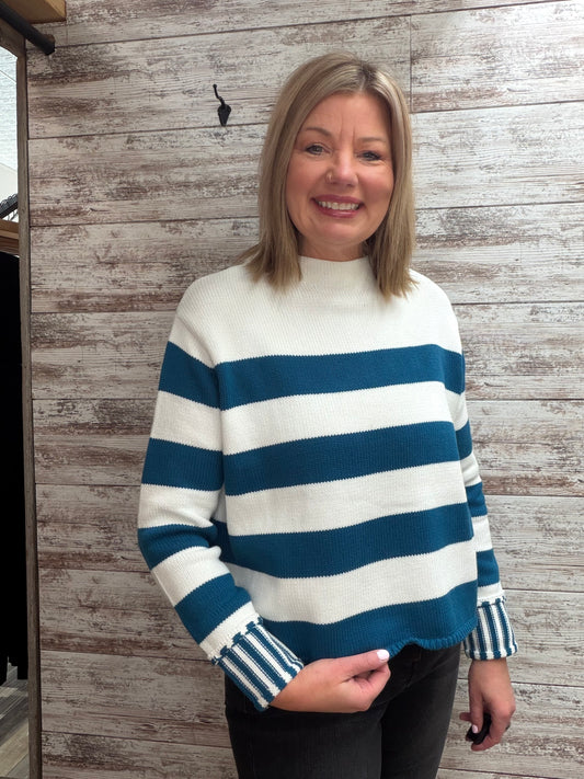 Your Closet Staple Striped Sweater