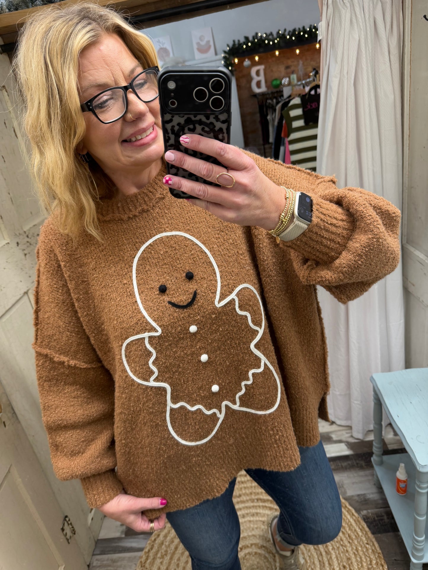 Gingerbread Man Sweater