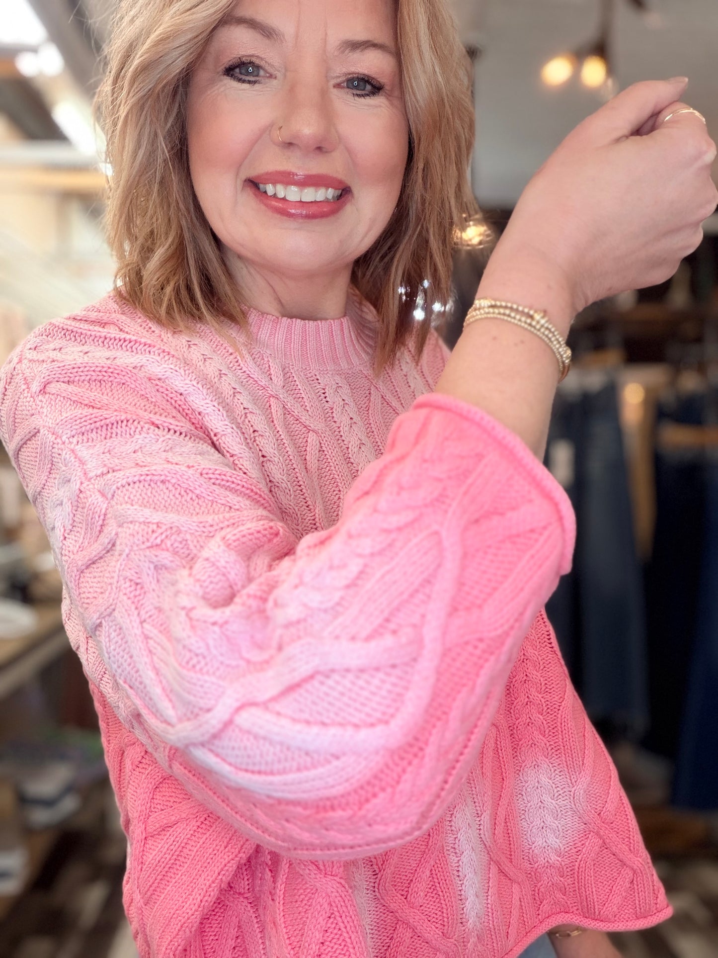 Slouchy Ombre Sweater