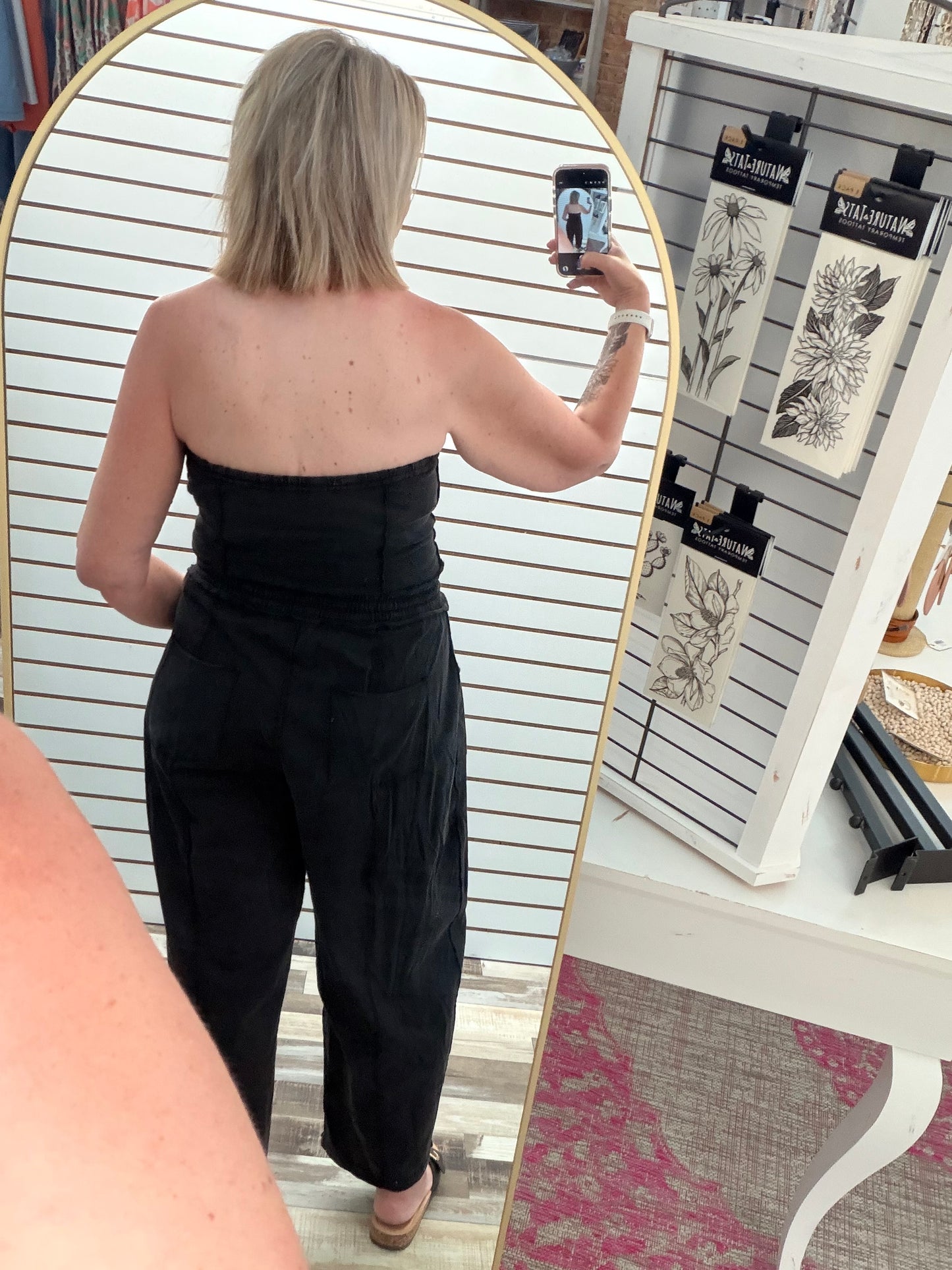 The Gwen Mineral Washed Exposed Seam Jumpsuit