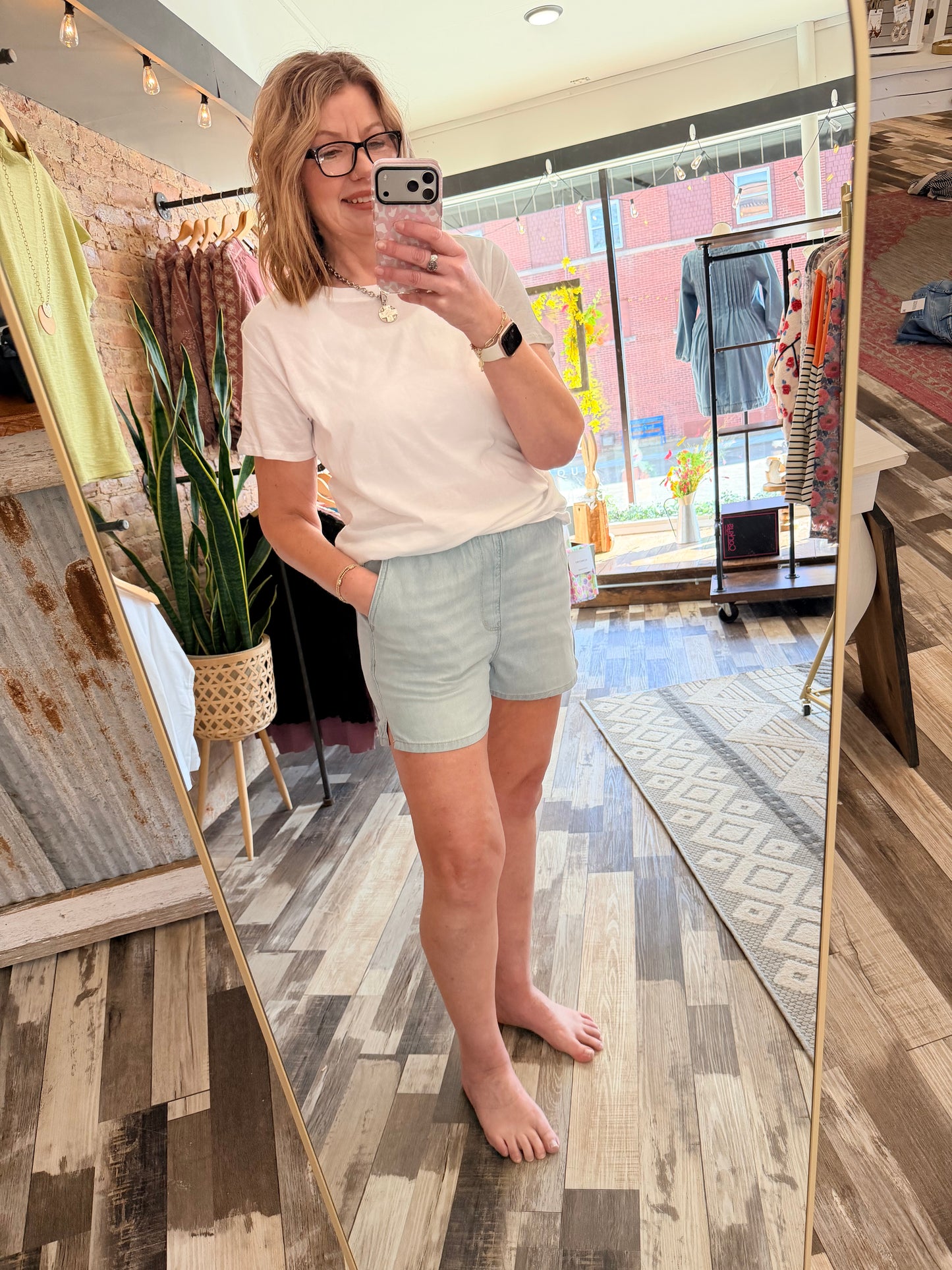 Judy Blue Featherweight Boxer Short