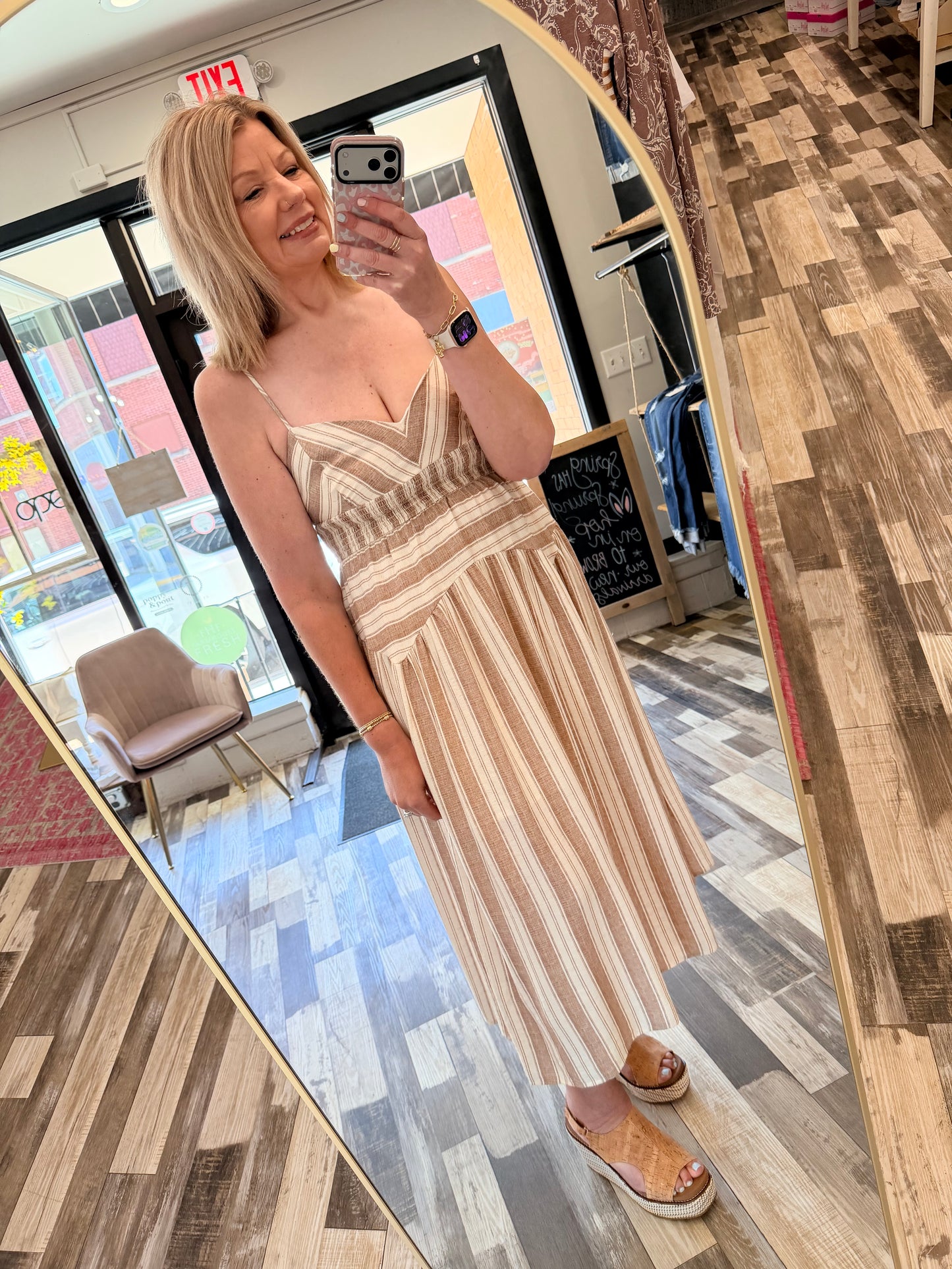 Summer Loving Spaghetti Strap Midi Dress