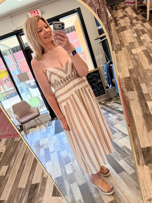 Summer Loving Spaghetti Strap Midi Dress