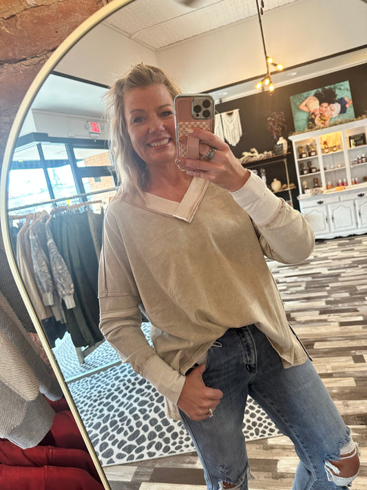 The Kelcee Mineral Wash Kelcee Top