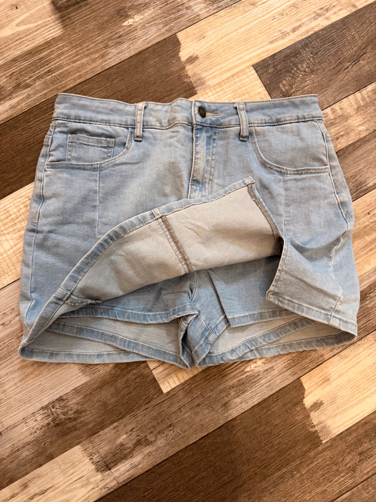 Summer Don't End Denim Skort