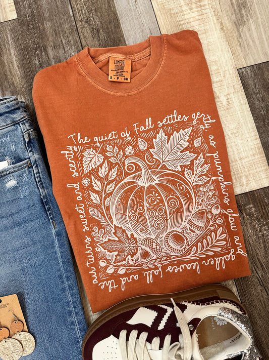 Retro Fall Pumpkin Graphic Tee