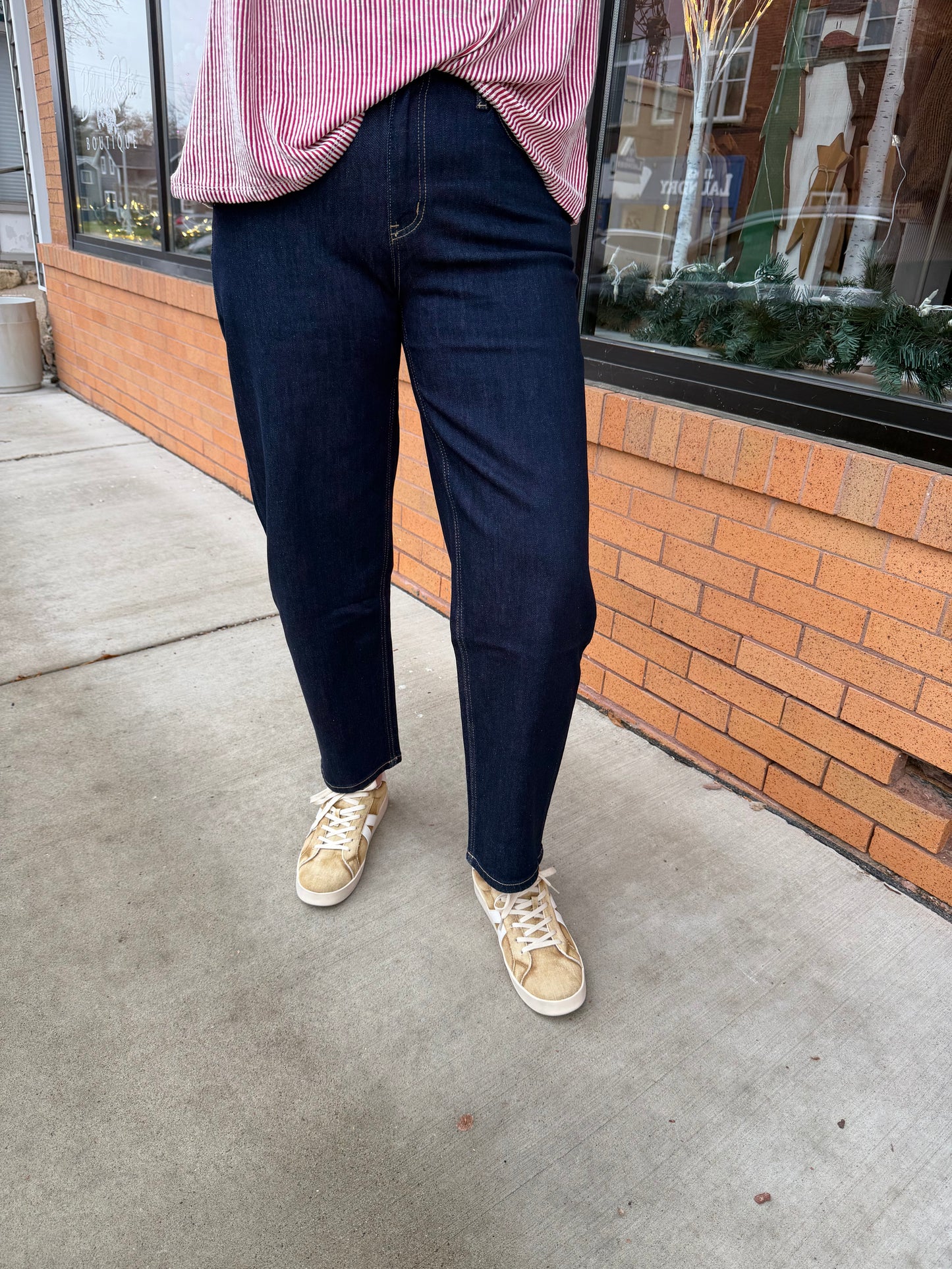 Pink Friday Barrel Jeans