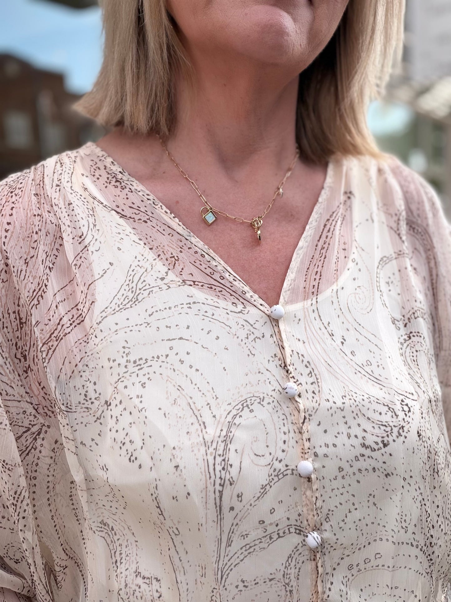 Sheer Fall Blouse
