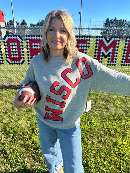 WI Arch Lettering Pullover
