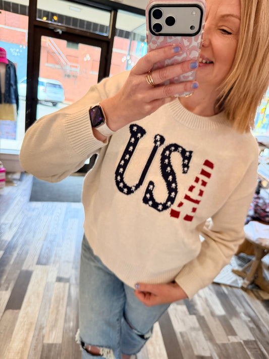 USA Crew Sweater