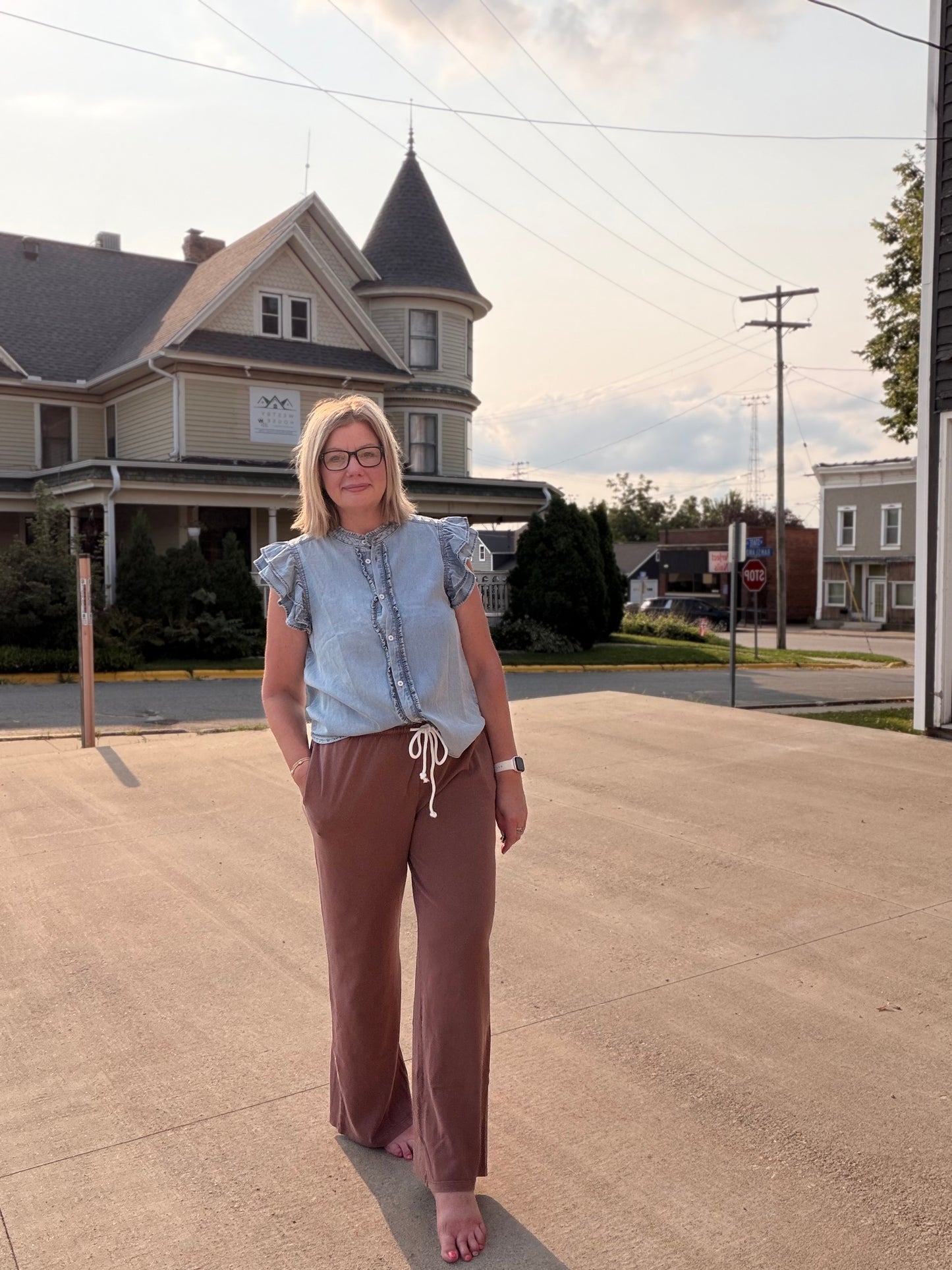 Easy Peasy Mineral Wash Drawstring Pants