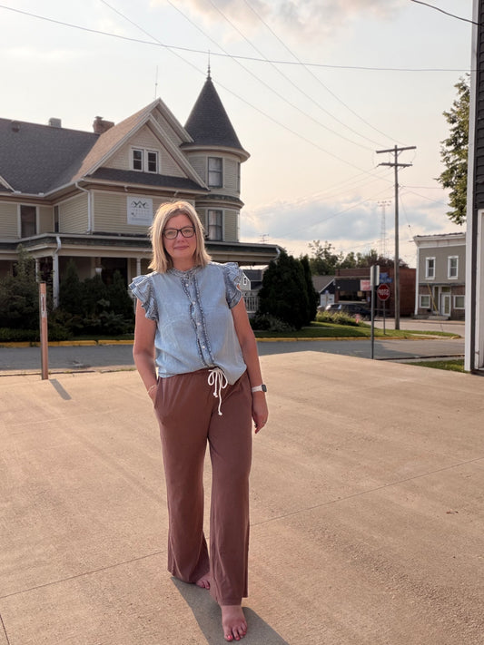 Easy Peasy Mineral Wash Drawstring Pants