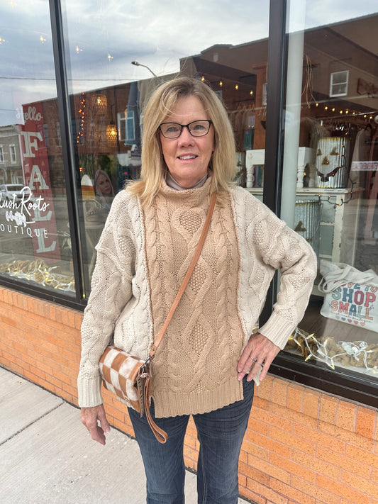 The Dani Oversized Knit Round Neck Sweater