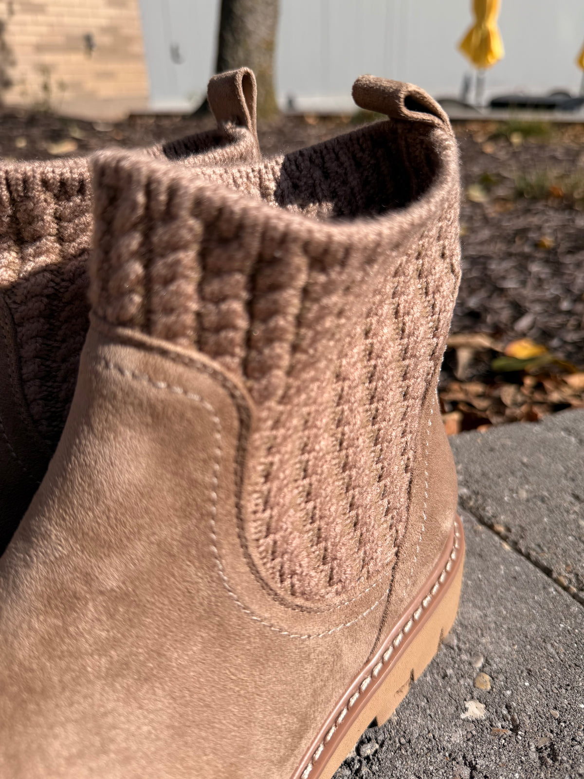 Corky's Keep Me Warm Taupe Bootie