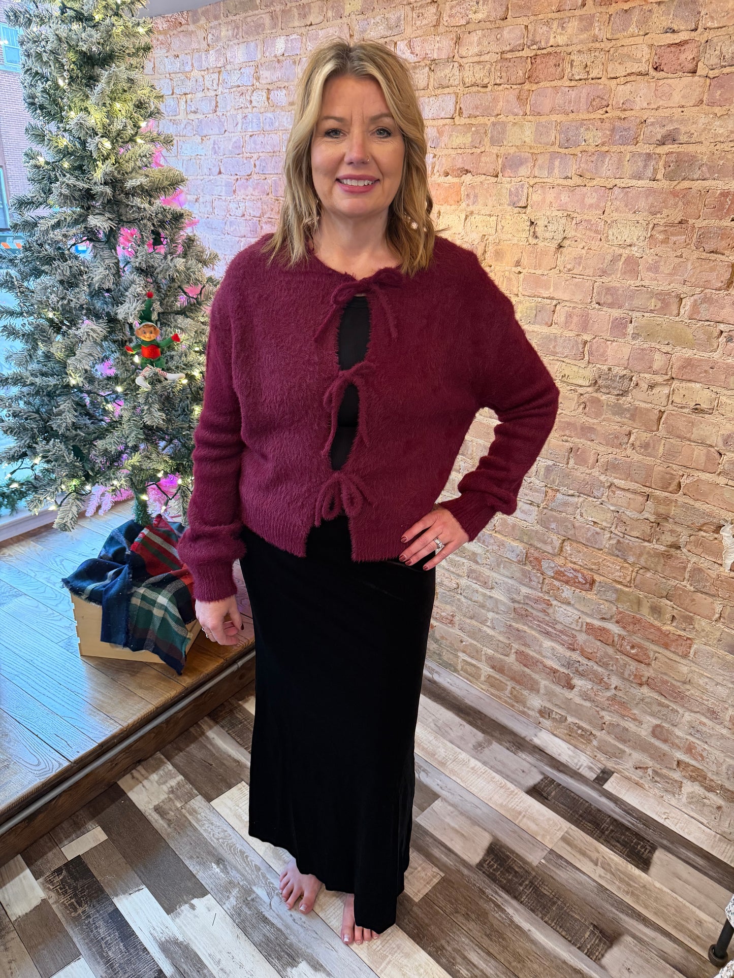 The Marlow Cozy Sweater w/Front Ties