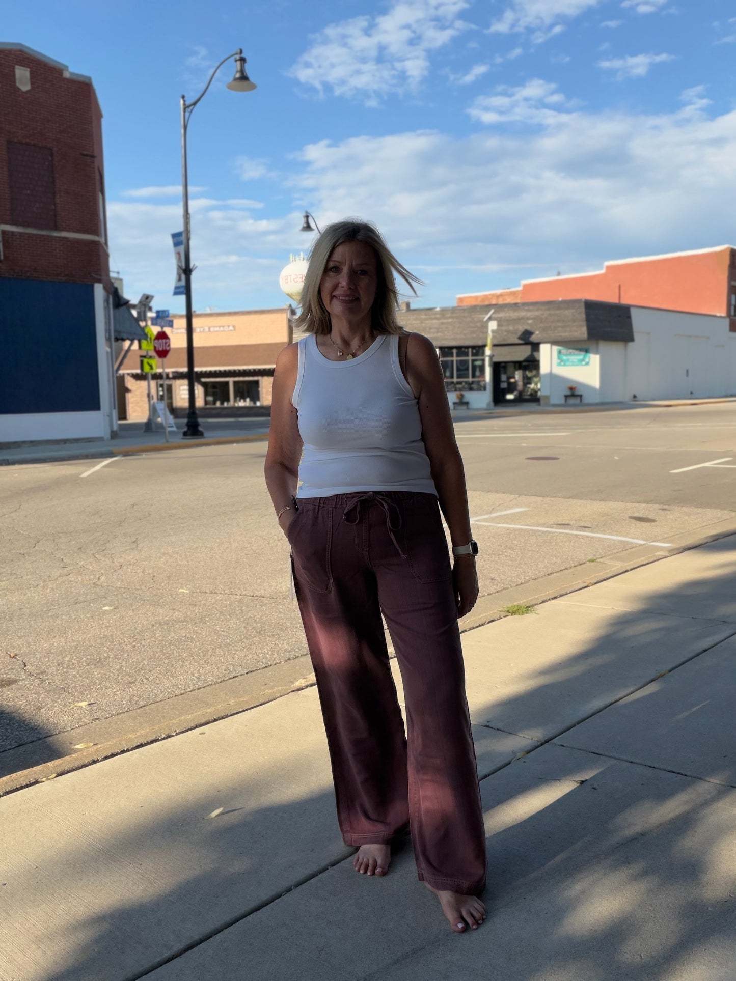 Mica High Rise Wide Leg Jogger