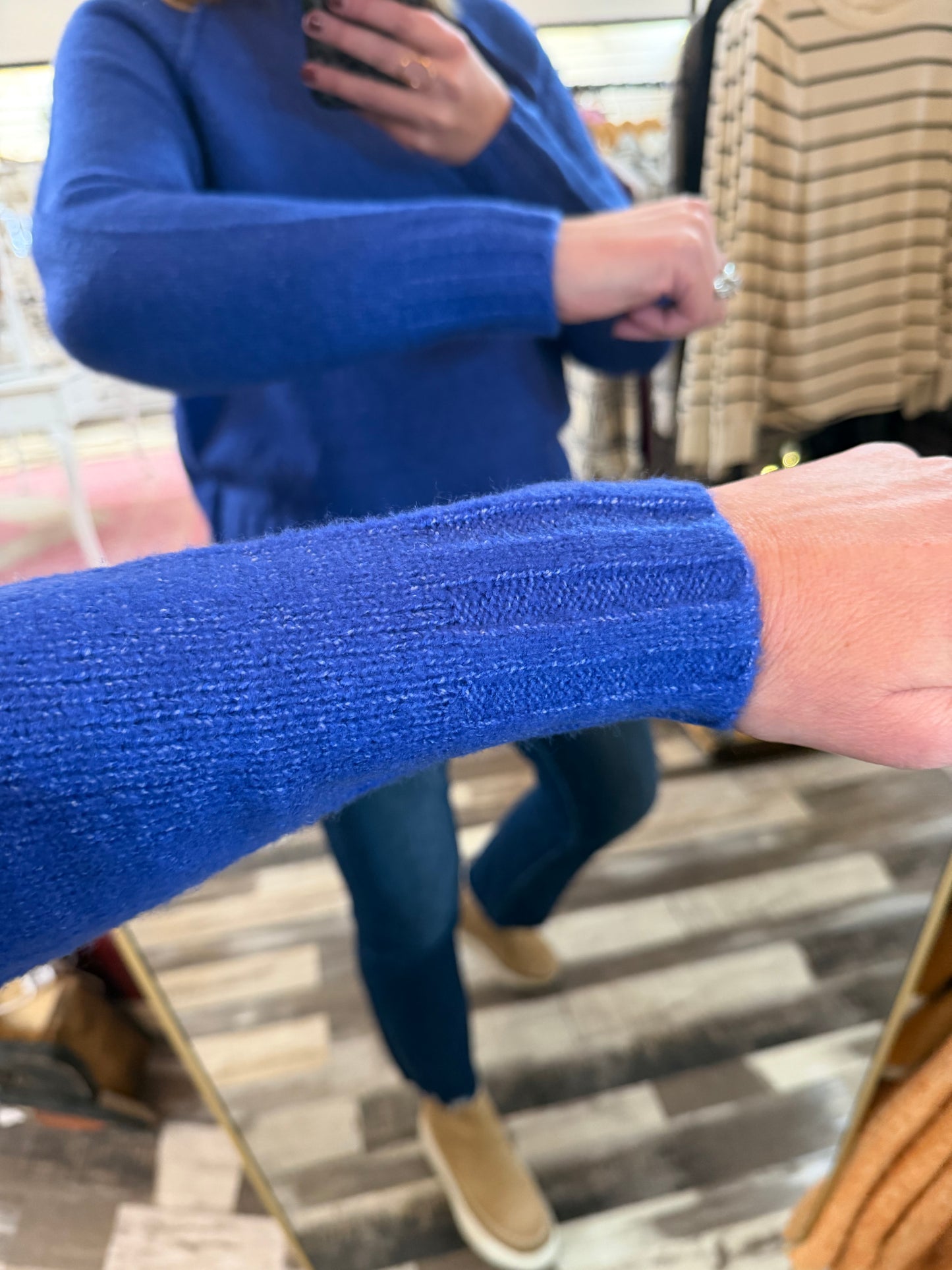 Raglan Sleeve Cozy & Soft Crew Sweater