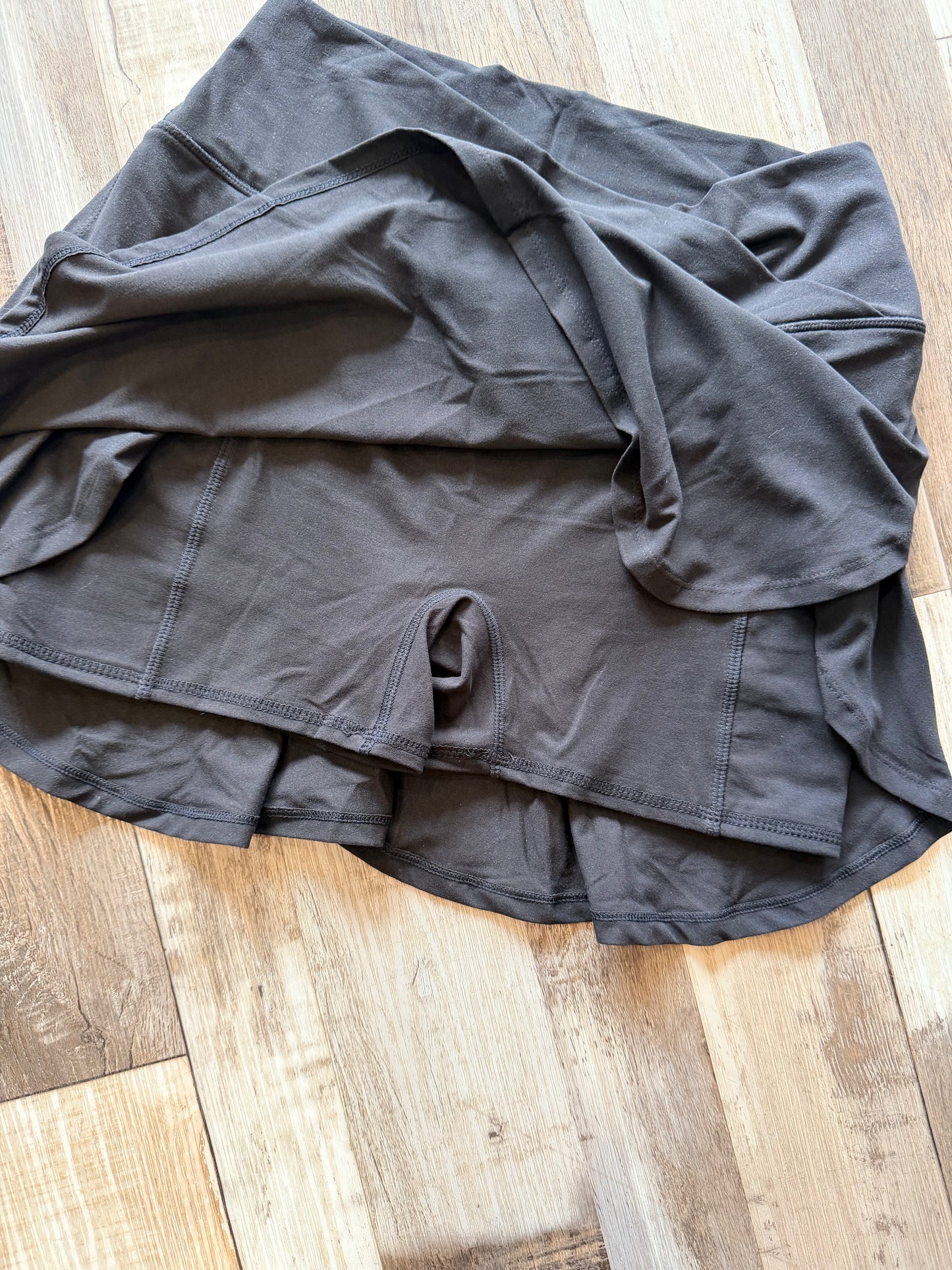 Black Tennis Skort