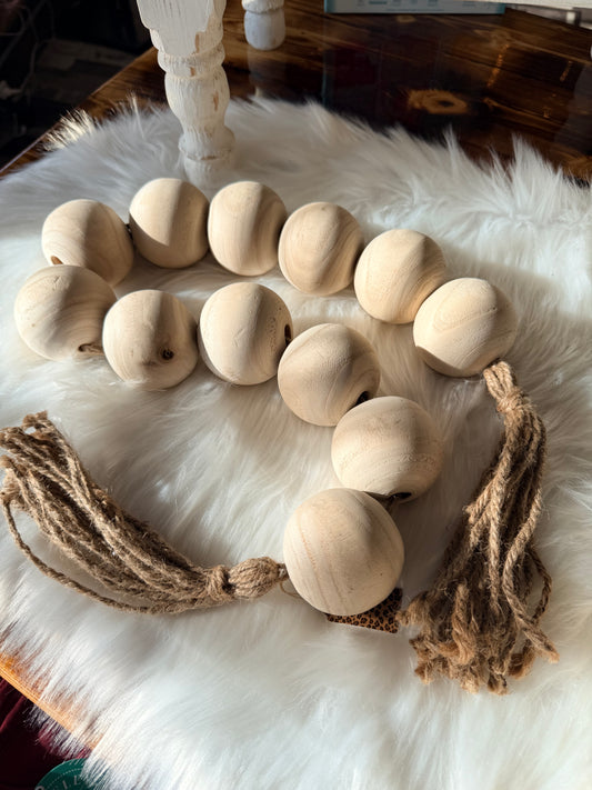 Wooden Ball Rustic String