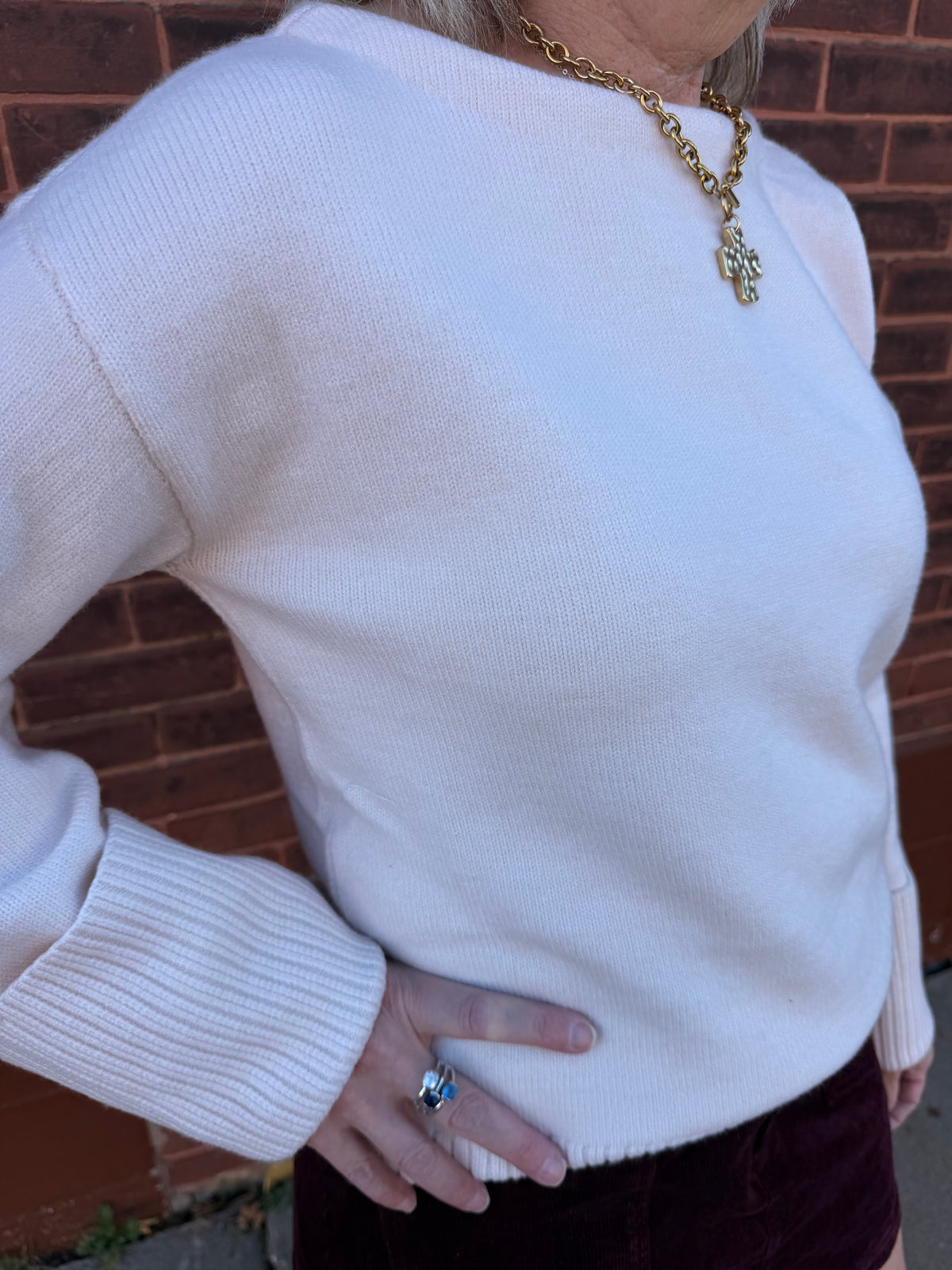 The Jana Wide Sleeve Cuff Sweater